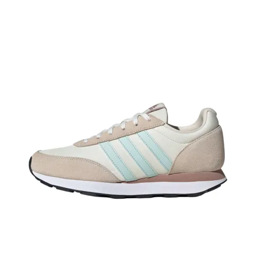 Adidas RUN 60S 3.0 Anti Slip Wear Resistant Low Top Casual Shoes Women's Ecru
