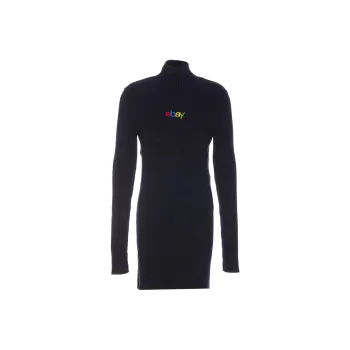 Balenciaga Turtleneck Ribbed Sweater