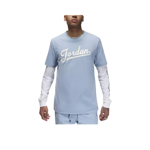 Jordan Flight MVP T Shirt Men's Blue Gray