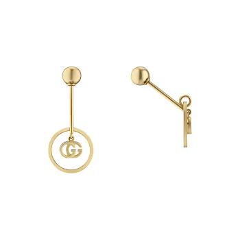 GUCCI 18K Gold Earrings Women's Gold