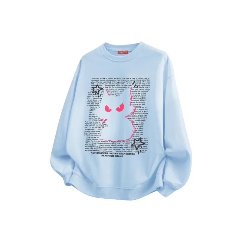 REXSHION Sweatshirt Unisex White-13