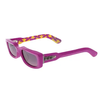 Chrome Hearts Acetate Silver Rectangular Sunglasses Women's Pink