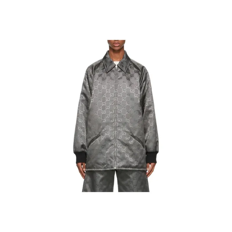 GUCCI Jackets Men Gray-0
