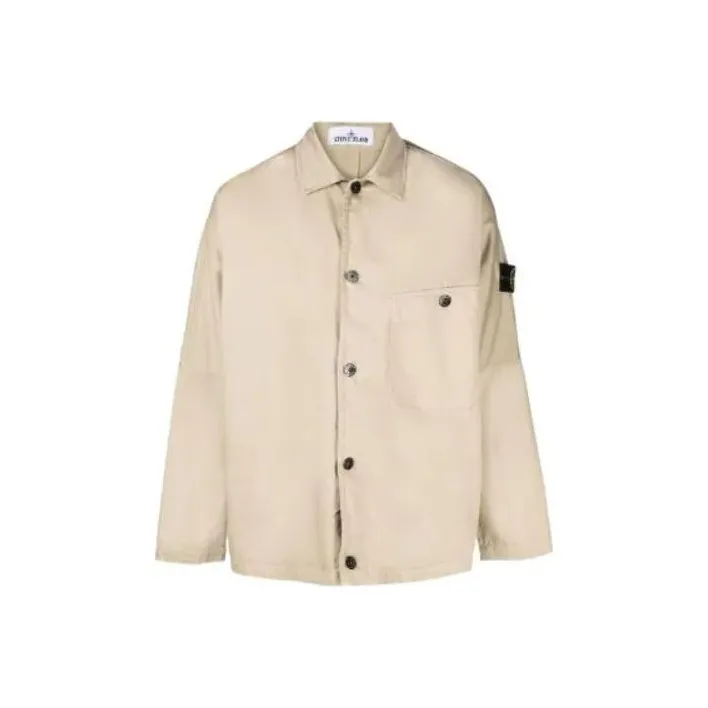 STONE ISLAND SS23 Jacket Men's Beige-0