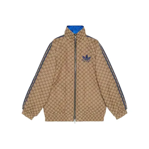 GUCCI x Adidas Originals SS23 Jackets & Coats Men's Brown