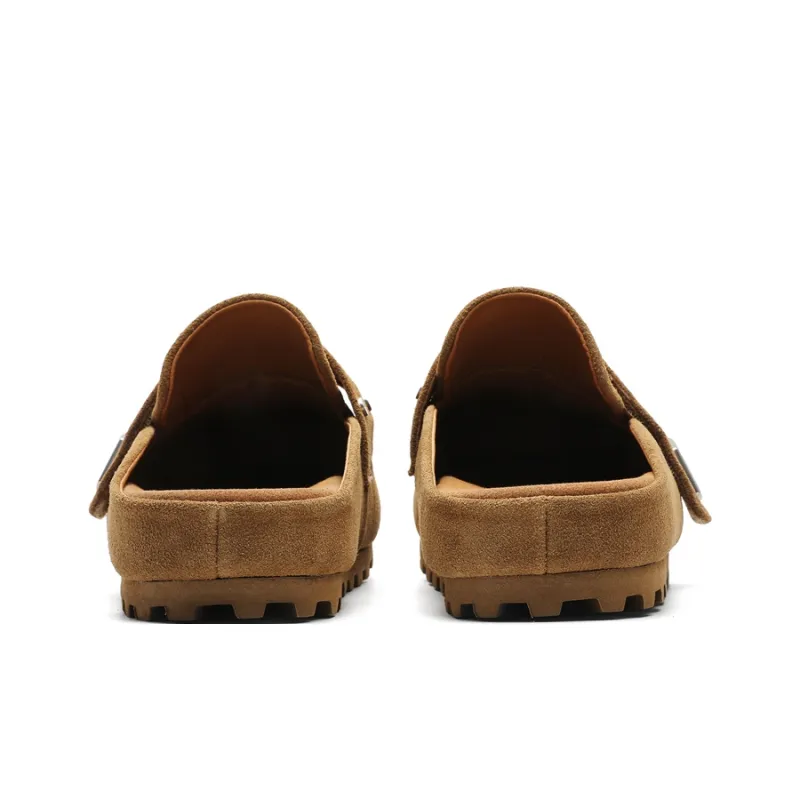 PAVEA Rubber Sole Abrasion Resistant Slip Resistant Closed Toe Slippers Unisex-4