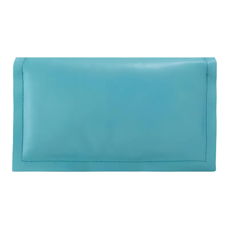 FERRAGAMO Calfskin Pillow Bag, Shoulder Bag, Crossbody Bag Mini Women's Light Blue-2