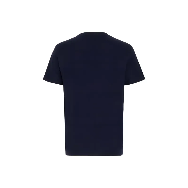 VERSACE Logo-Embroidered Crewneck T-Shirt-1