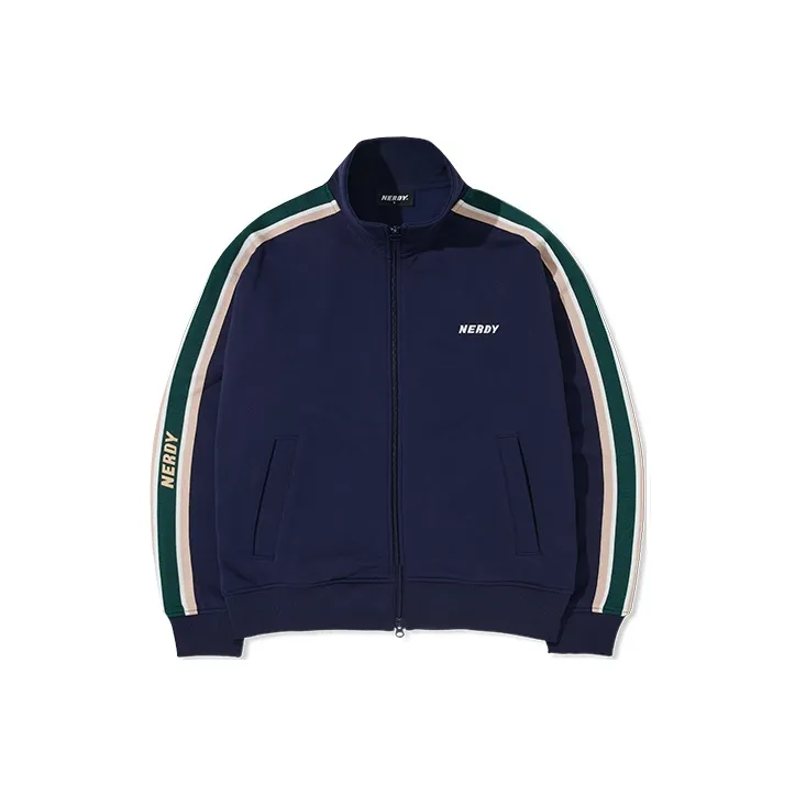 NERDY FW22 Prism Track Top Navy-0
