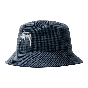 Stussy Wool Check Big Stock Bucket