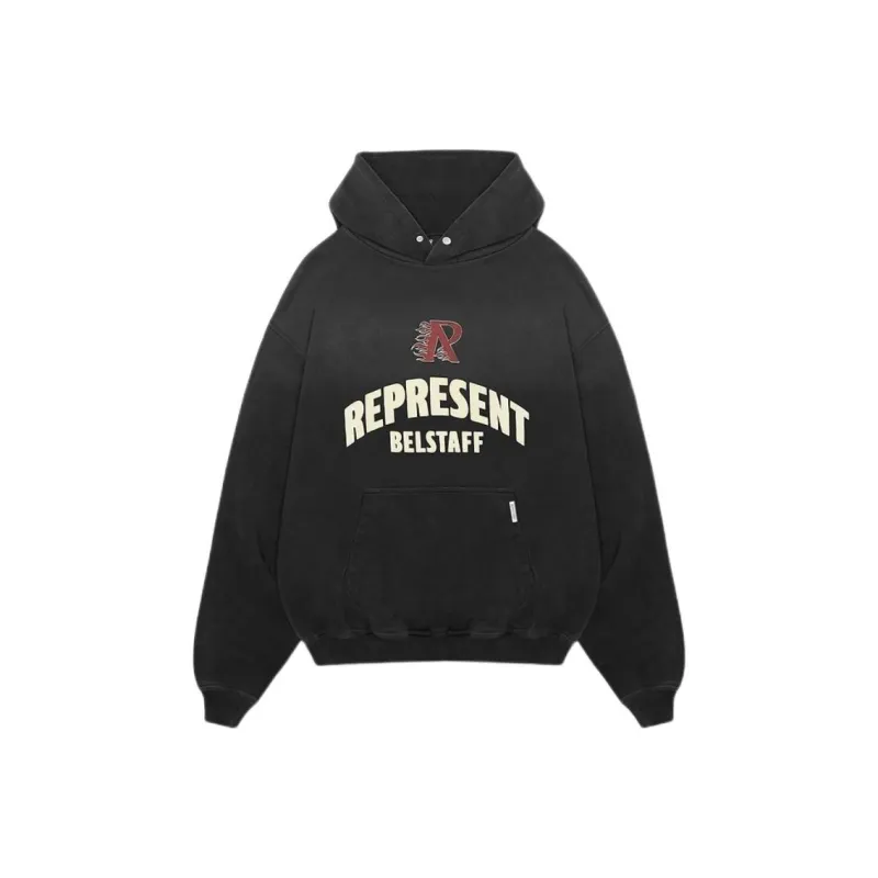 Belstaff X REPRESENT Belstaff Collaboration Sweatshirts Men Black-0