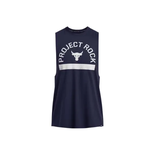 Under Armour ProjectRock Tank Top Men's Midnight Marine Blue