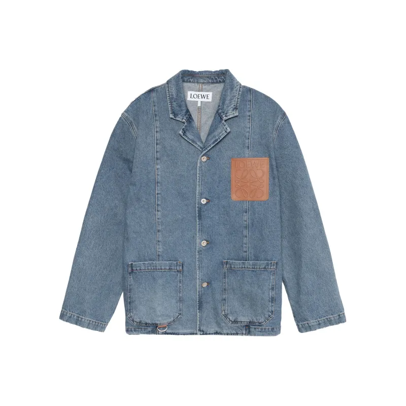 LOEWE Anagram Workwear Denim Jacket-0