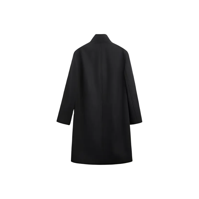 ZARA Coats Men Black-1