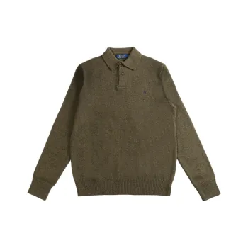 Polo Ralph Lauren Wool Blend Long Sleeve Polo