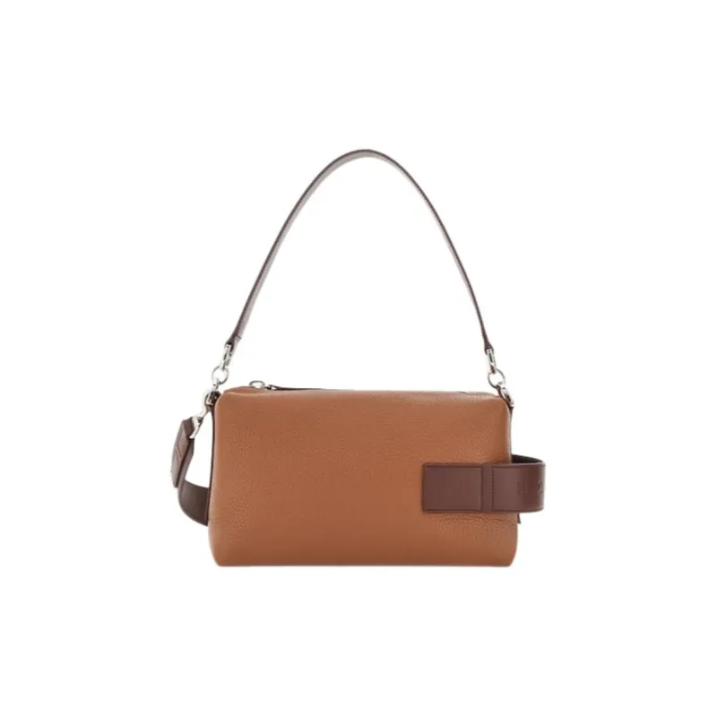 HOGAN Leather Crossbody Bag, Shoulder Bag Mini Women's Brown-0
