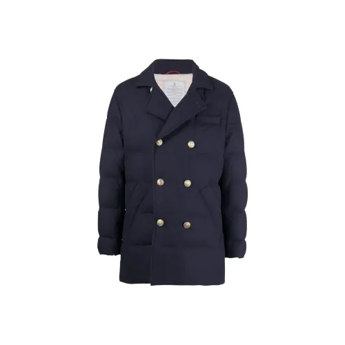 Brunello Cucinelli Jackets & Coats Men's Midnight Blue