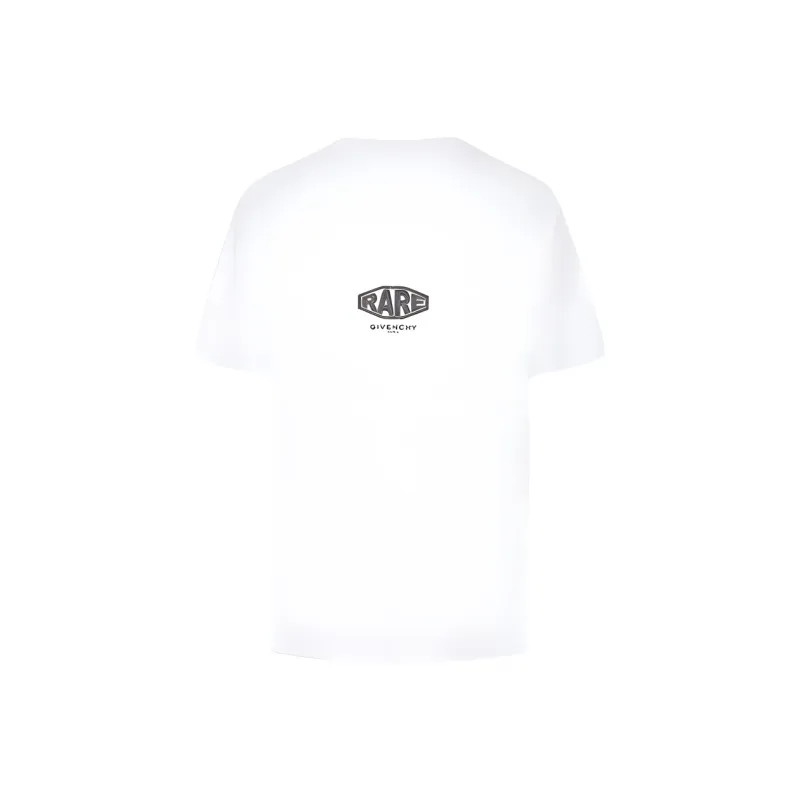 Givenchy T Shirts Men White-2