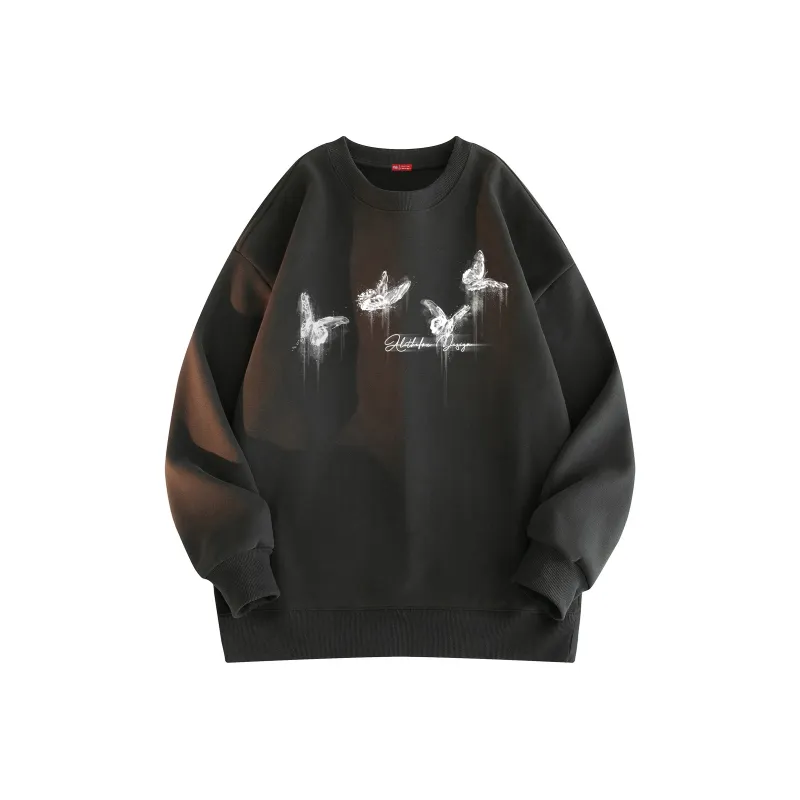 ALI THE FOX Sweatshirt Unisex Black-26