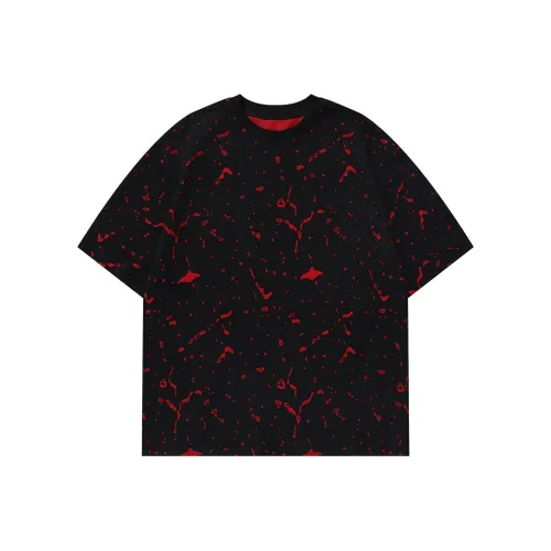 abstract pattern-print long-sleeve shirt