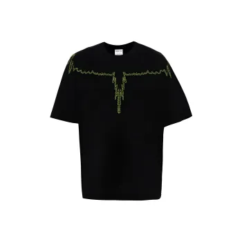 Marcelo Burlon County Of Milan Wings-embroidered Cotton T-shirt