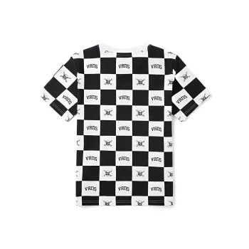 Vans T-Shirt Unisex Black White Plaid