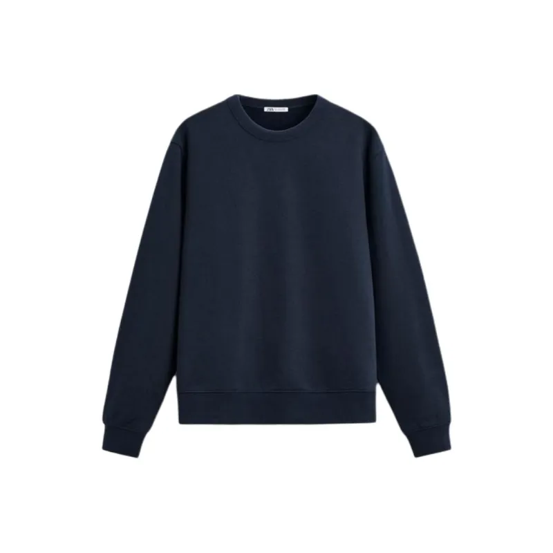 ZARA Valentine's Day Collection Sweatshirts Men Sea Blue-0