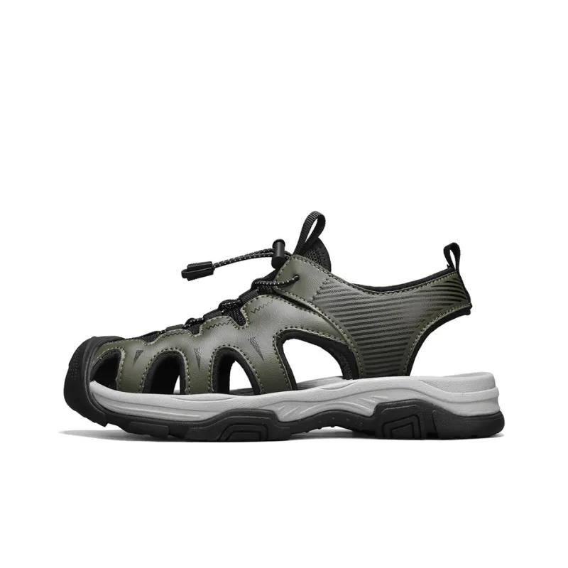 QIUTEXIONG Slip Resistant And Breathable River Trekking Shoes Men's-14