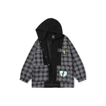 BIRDTALK Jackets Unisex Plaid