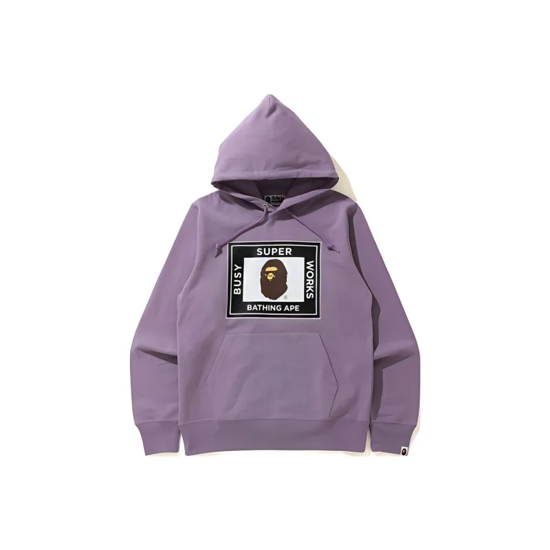 Bape Super Busy Works Pullover Hoodie-1