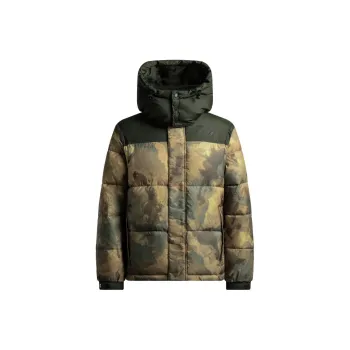 ARMANI EXCHANGEAE FW22 Jackets & Coats Men's Camouflage Yellow
