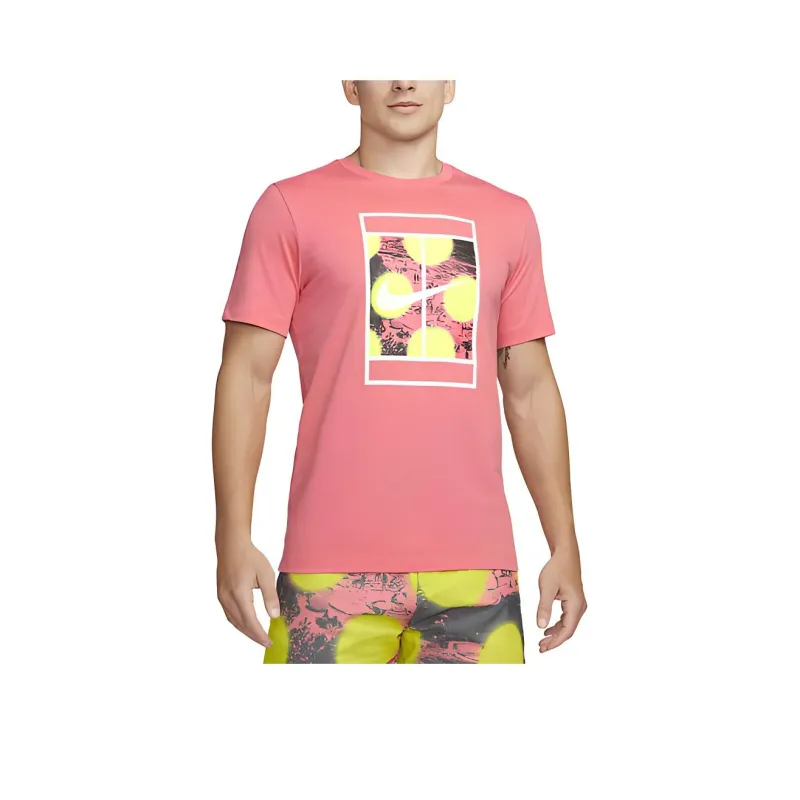 Nike T-Shirts Men Ocean Coral-0