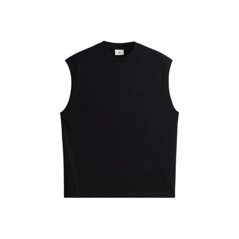 H&M Tank Tops Men Black-0