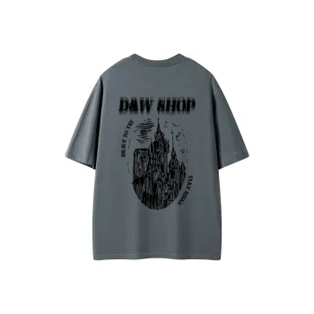 D&W T Shirts Unisex Dark Gray