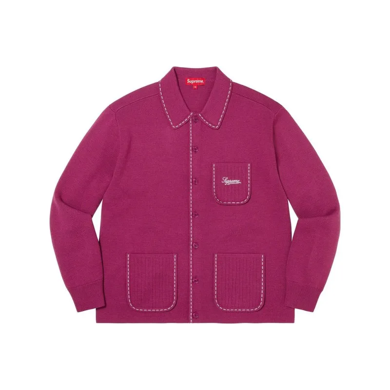 Supreme Contrast Stitch Button Up-1