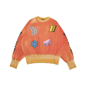 WE11DONE Sweatshirts Unisex Orange