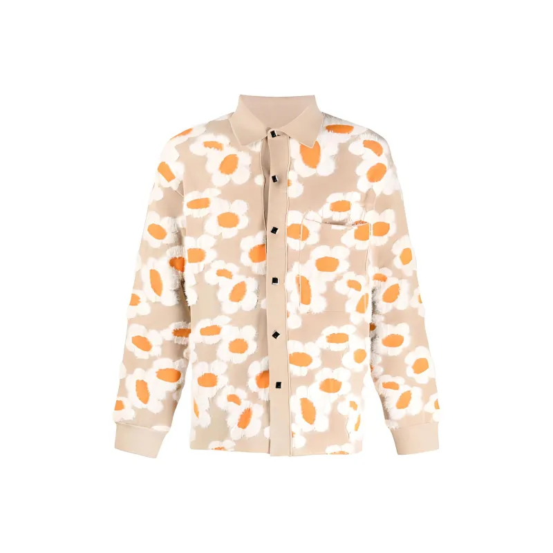 Jacquemus Le Chemise Neve Fleurs Cardigan-0
