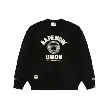 Aape Moonface logo Crew neck Jumper