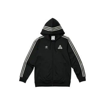 Adidas Originals X PALACE Hooded Firebird Track Top 'Black'