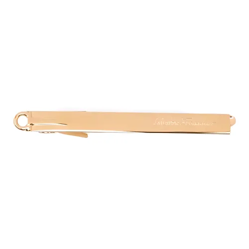 FERRAGAMO Brass Tie Clip Men's Gold