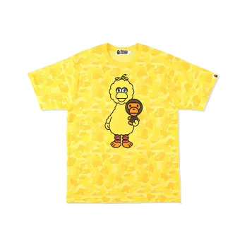 A BATHING APE X Sesame Street Abc Camo Tee