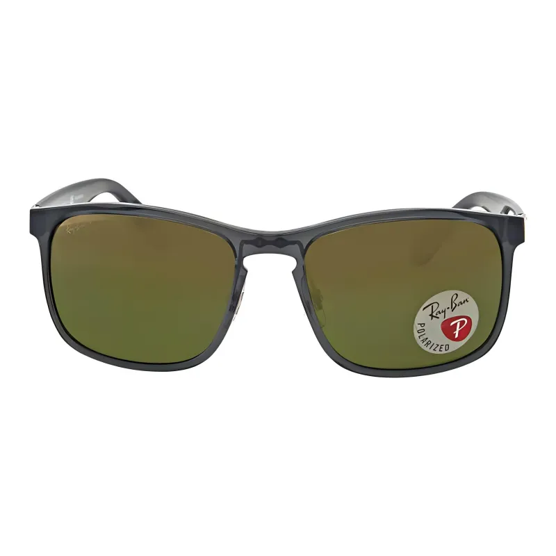 RayBan Nylon Irregular Shape Sunglasses Unisex Black-1