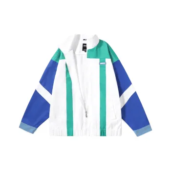 GENANX Loose Fit Jacket Unisex White