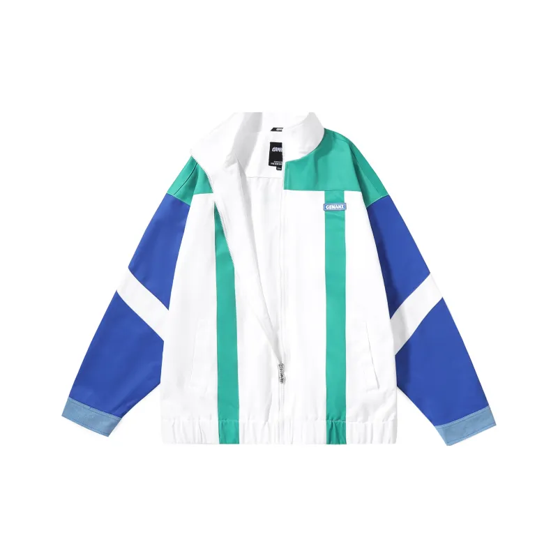 GENANX Loose Fit Jacket Unisex White-0