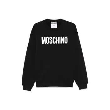 MOSCHINO Logo Printed Crewneck Sweatshirt
