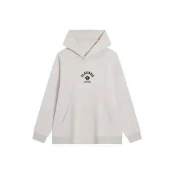 XTEP Basketball Collection Sweatshirt Men's Beige Heather Gray 1