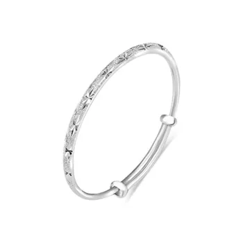 Bailijin S999 Fine Silver Bangles Unisex