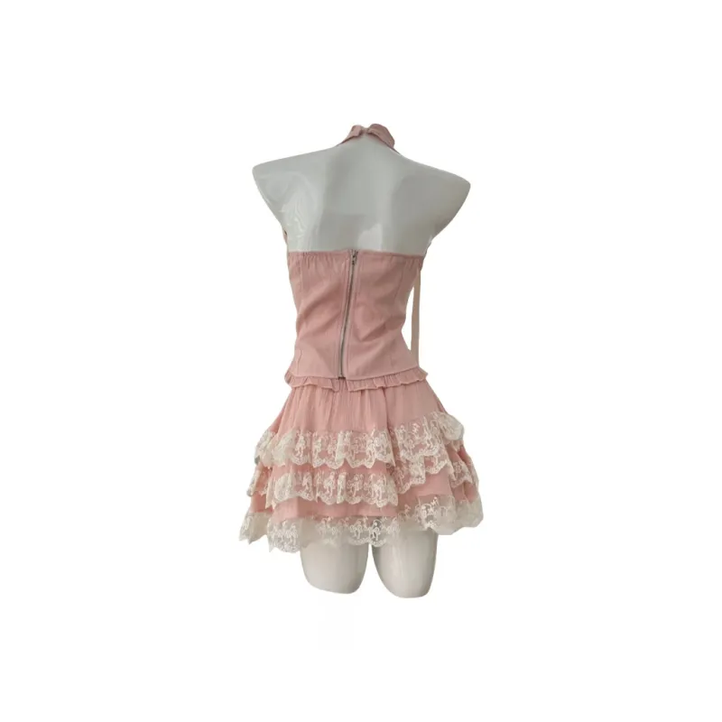 ARIADNAW STUDIO Skirt Set Women's Pink-1
