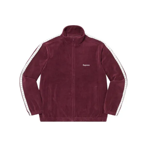 Supreme Studded Velour Track Jacket