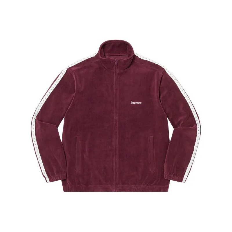 Supreme Studded Velour Track Jacket-2